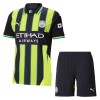 Camisola + Calções Manchester City Criança Equipamento 2ª 24/25